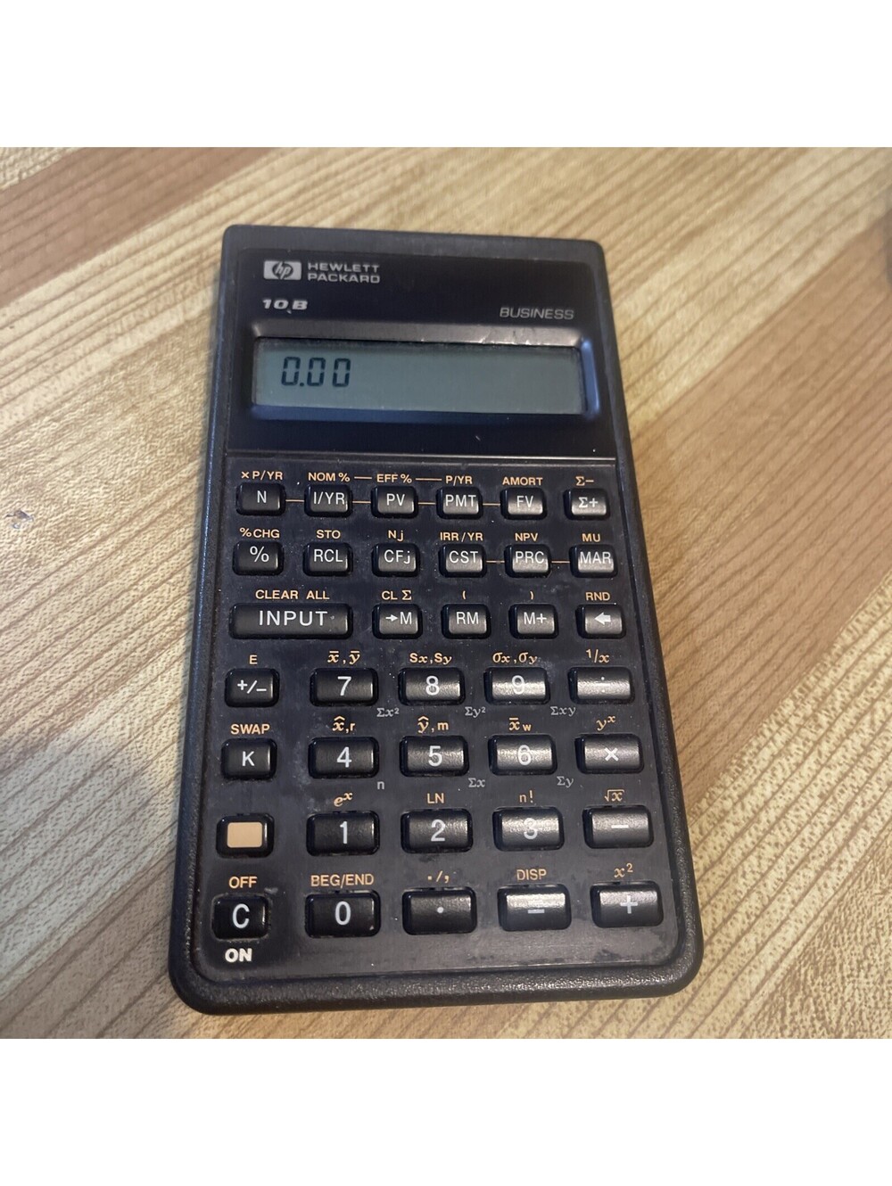 Hewlett Packard HP 10b business calculator Black Tested Works